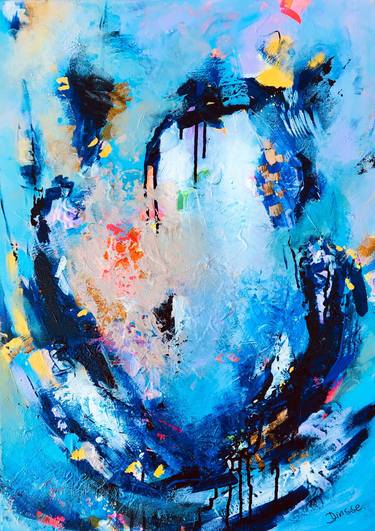 Original Abstract Expressionism Abstract Paintings by Diana Linsse