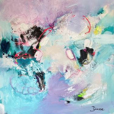 Original Abstract Expressionism Abstract Paintings by Diana Linsse