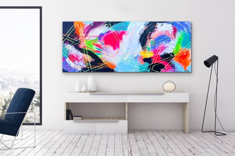 Original Abstract Painting by Diana Linsse