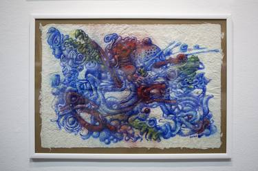 Original Street Art Abstract Painting by Slaven Lunar Kosanovic