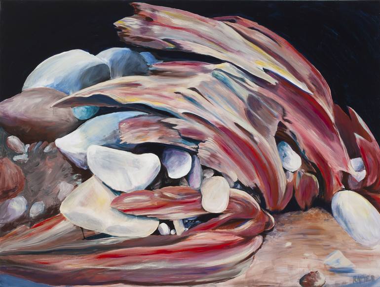 River Warrior Painting by JR Rapier | Saatchi Art