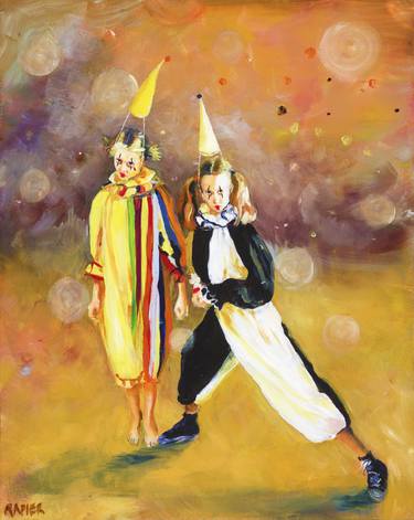 Original Conceptual Children Paintings by JR Rapier