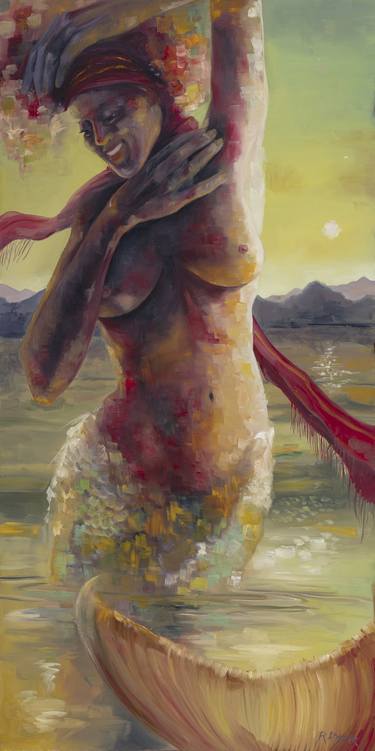 Original Figurative Nude Painting by JR Rapier