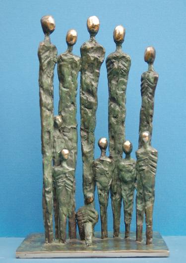 Original Figurative People Sculpture by Padraic Reaney