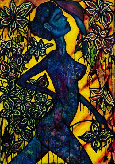 Print of Expressionism Women Paintings by Ksenia Senko