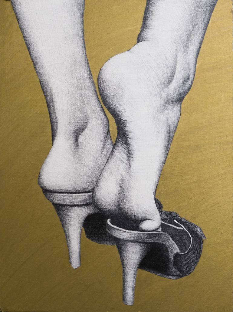 Feet 1 Drawing by Giuseppe Alletto | Saatchi Art