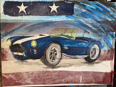 Print of Automobile Paintings by DAVID SCHWARTZ