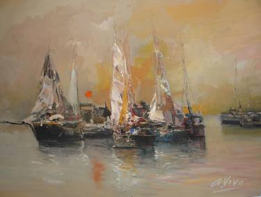 Original Seascape Paintings by Andres Vivo