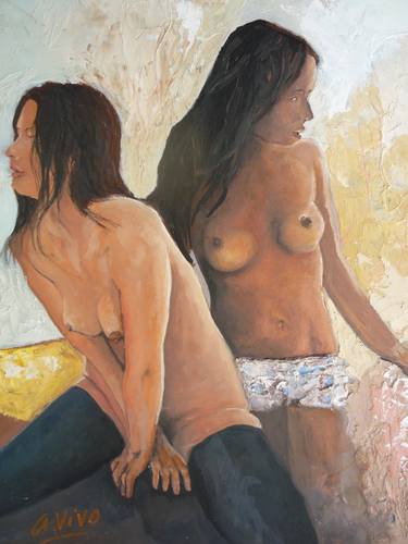 Original Nude Paintings by Andres Vivo