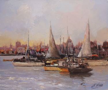 Original Seascape Paintings by Andres Vivo