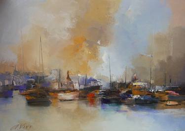 Original Abstract Seascape Paintings by Andres Vivo