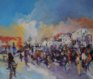 Print of Abstract Expressionism Bicycle Paintings by Andres Vivo