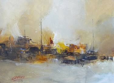 Print of Seascape Paintings by Andres Vivo