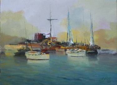 Original Impressionism Seascape Paintings by Andres Vivo