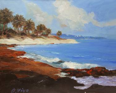 Print of Seascape Paintings by Andres Vivo