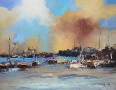 Original Impressionism Seascape Paintings by Andres Vivo