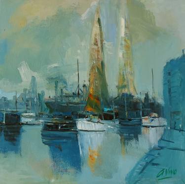 Original Sailboat Paintings by Andres Vivo