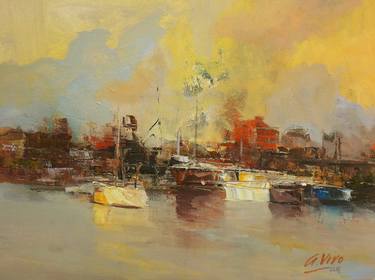 Print of Expressionism Boat Paintings by Andres Vivo