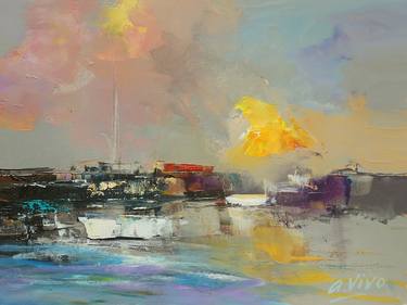 Original Boat Paintings by Andres Vivo