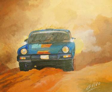 Print of Impressionism Automobile Paintings by Andres Vivo
