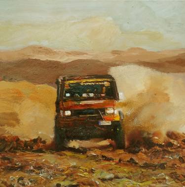 Print of Automobile Paintings by Andres Vivo