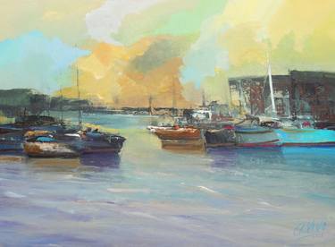 Original Impressionism Seascape Paintings by Andres Vivo