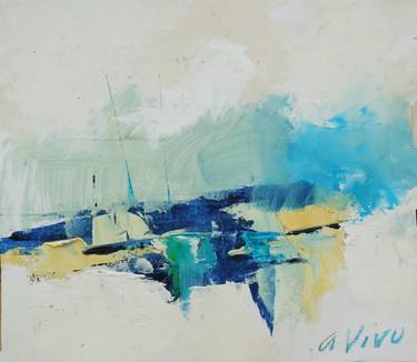 Print of Abstract Expressionism Boat Paintings by Andres Vivo