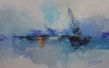 Original Boat Paintings by Andres Vivo