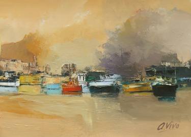 Original Boat Paintings by Andres Vivo