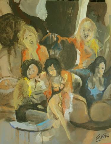 Print of People Paintings by Andres Vivo