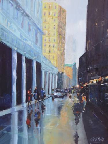 Print of Impressionism Cities Paintings by Andres Vivo