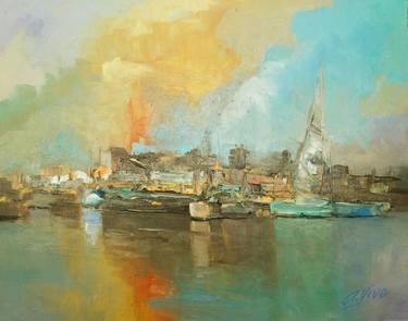 Original Impressionism Seascape Paintings by Andres Vivo