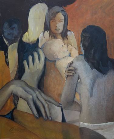 Print of Expressionism Women Paintings by Andres Vivo