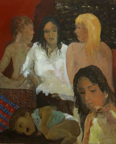 Original Expressionism Women Paintings by Andres Vivo
