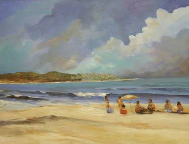 Original Expressionism Beach Paintings by Andres Vivo