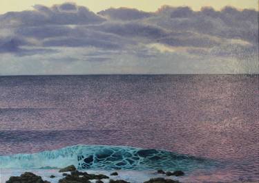 Original Beach Painting by Rebecca Morgan-Finch
