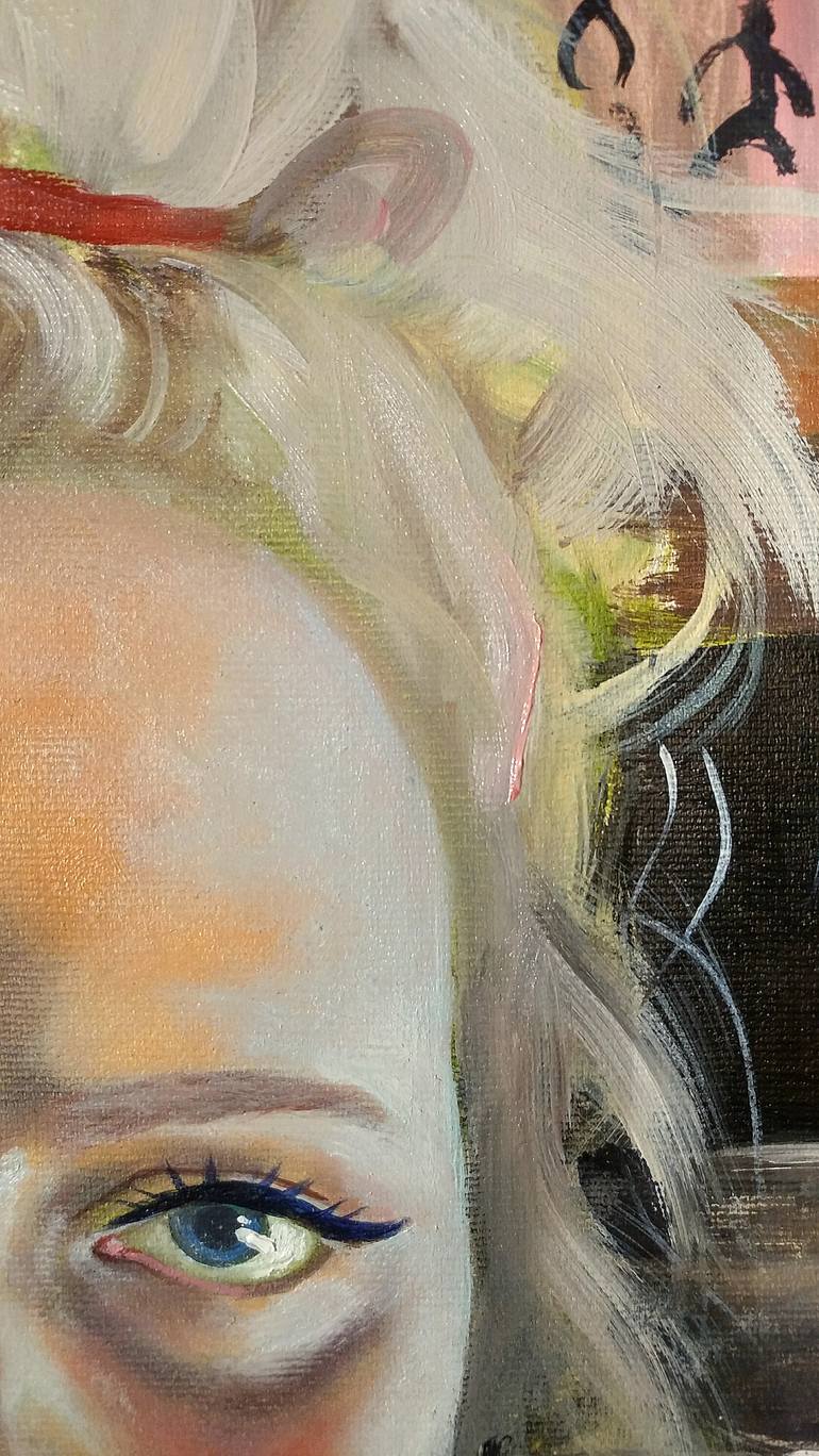 Original Figurative People Painting by JustīNe Seile UrtāNe