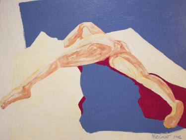 Original Expressionism Nude Paintings by Agnieszka Niechciał