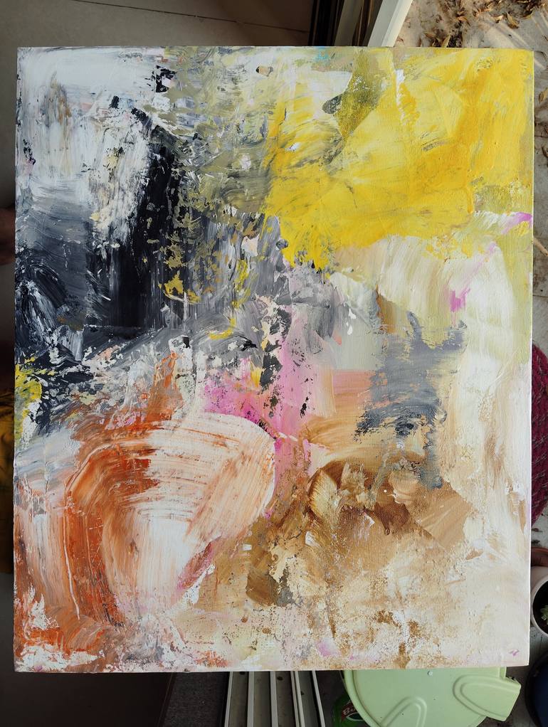 Original Contemporary Abstract Painting by Tushar Jadhav