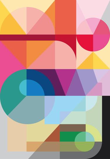 Original Art Deco Geometric Digital by Tushar Jadhav