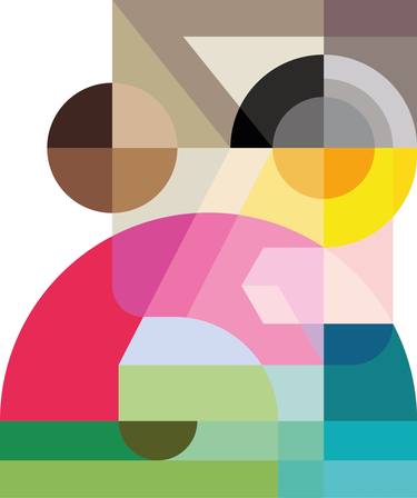 Original Art Deco Geometric Digital by Tushar Jadhav