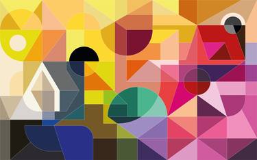 Original Art Deco Geometric Digital by Tushar Jadhav