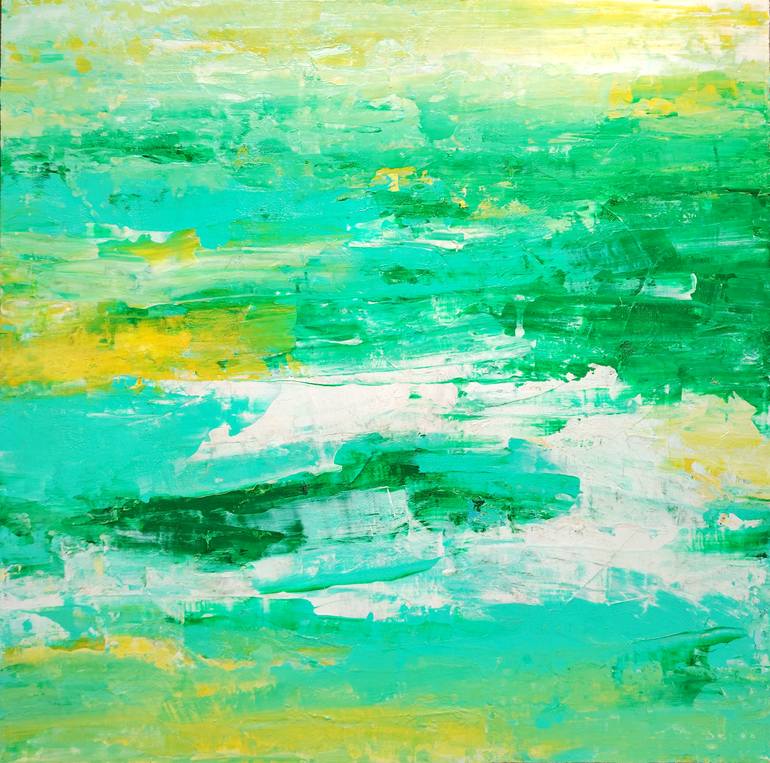 Original Abstract Painting by Tushar Jadhav | Abstract Art on Canvas | Where the Light Settles