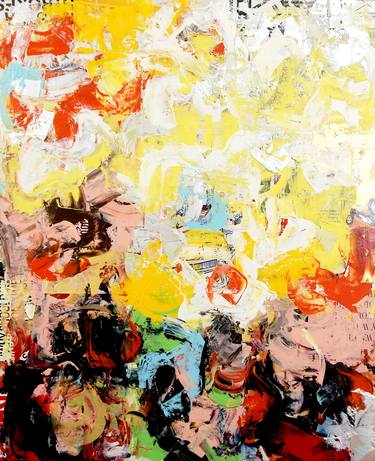 Original Abstract Expressionism Abstract Paintings by Tushar Jadhav