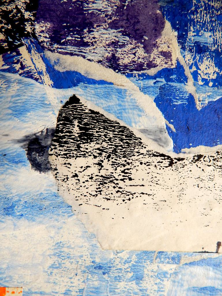 Original Art Deco Abstract Collage by Tushar Jadhav