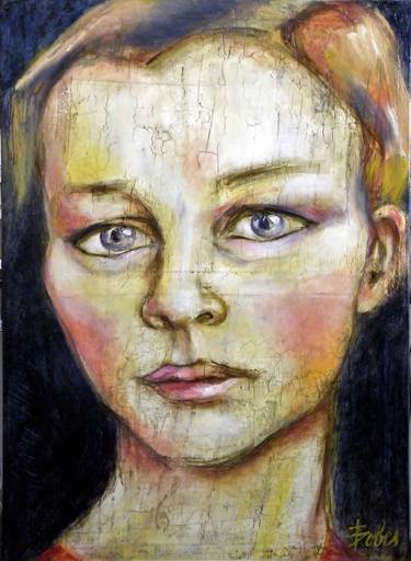 Original Expressionism Portrait Paintings by Clara de Bobes