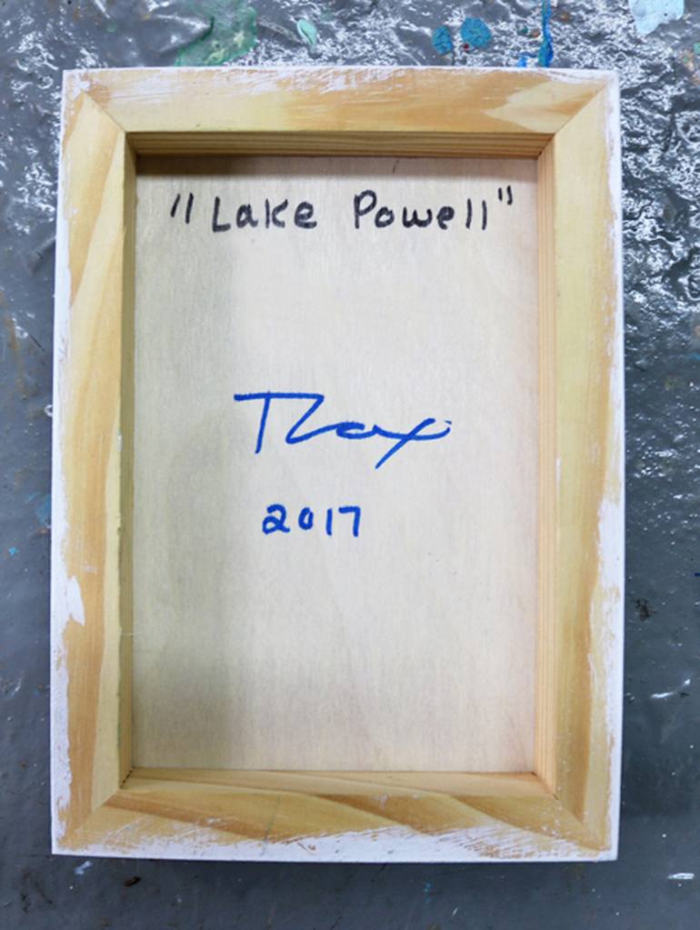 Original Abstract Boat Painting by Taylor Cox