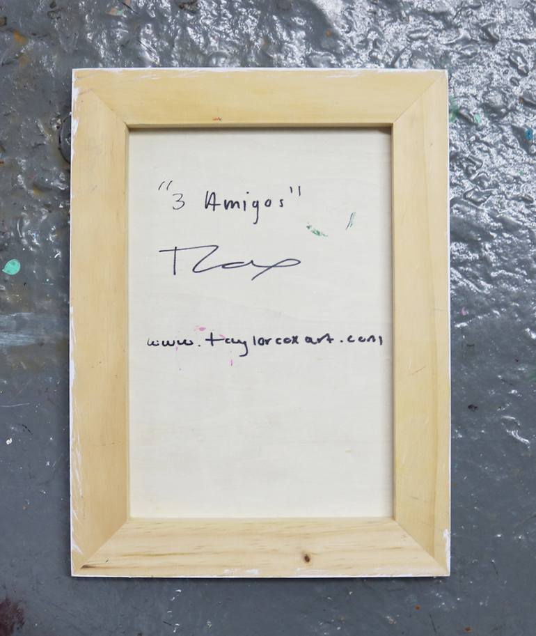 Original Abstract Beach Painting by Taylor Cox