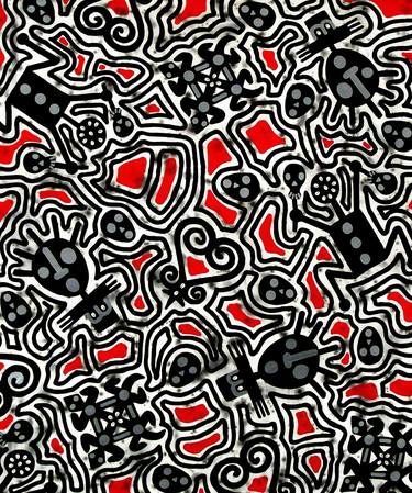 Original Abstract Expressionism Abstract Paintings by Eba Ussher