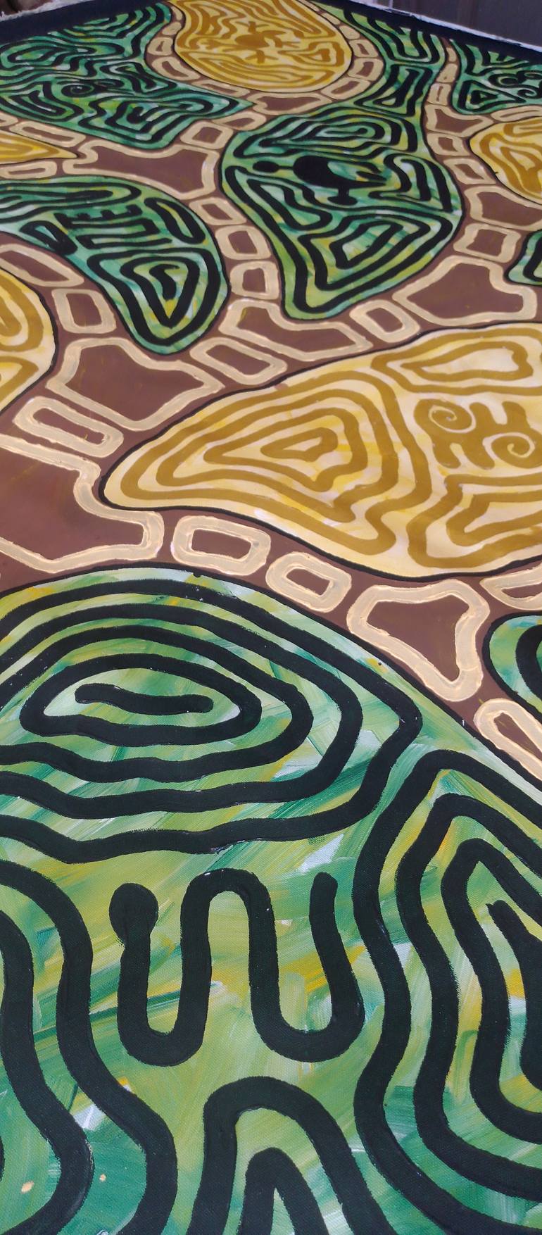 Original Contemporary Abstract Painting by Eba Ussher